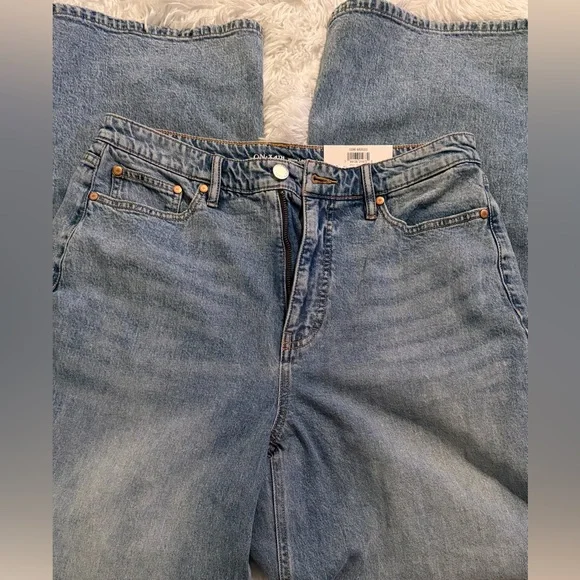 Stylish Light Blue Women's Flare Jeans - Picture 5 of 15